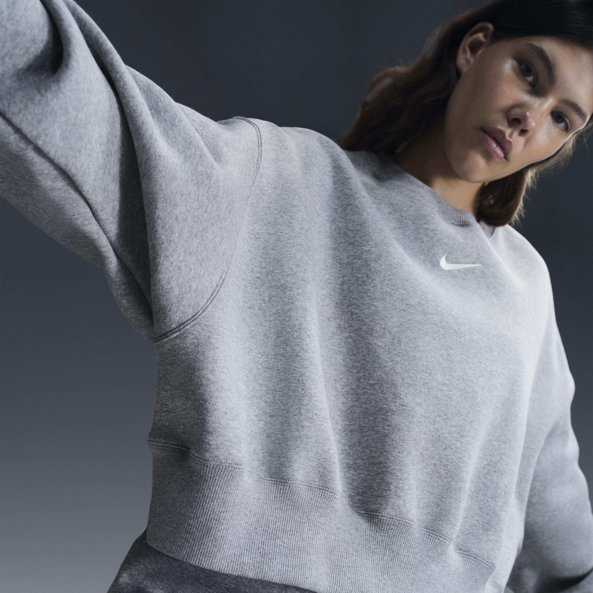 Nike Womens Nike NSW Style Fleece Crew OOS - Womens Product Image