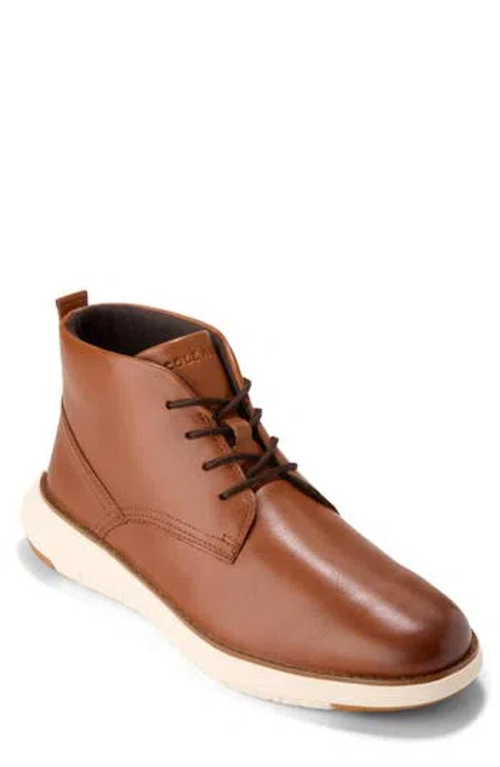 COLE HAAN Grand Remix Chukka Boot In British Tan-ivory Product Image