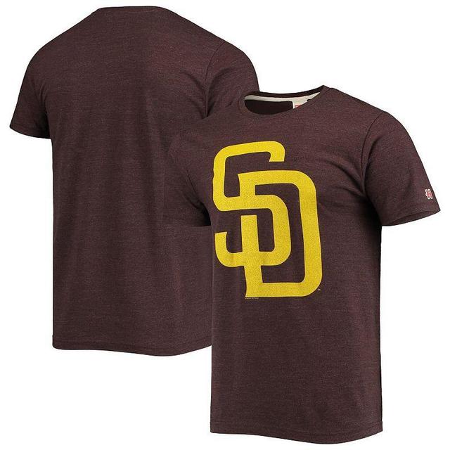 Mens Homage San Diego Padres Hand Drawn Logo Tri-Blend T-Shirt Product Image