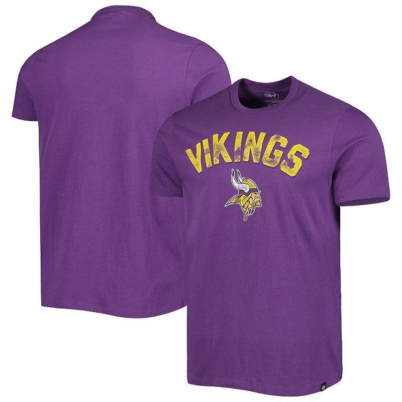 Mens 47 Brand Purple Minnesota Vikings All Arch Franklin T-shirt Product Image