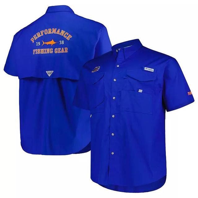 Mens Columbia Royal Florida Gators Big & Tall Bonehead Button-Up Shirt Product Image