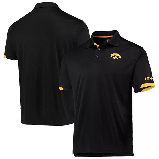 Mens Colosseum Black Iowa Hawkeyes Santry Polo Product Image