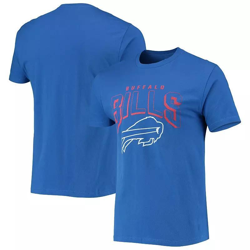 Mens Junk Food Royal Buffalo Bills Bold Logo T-Shirt Product Image