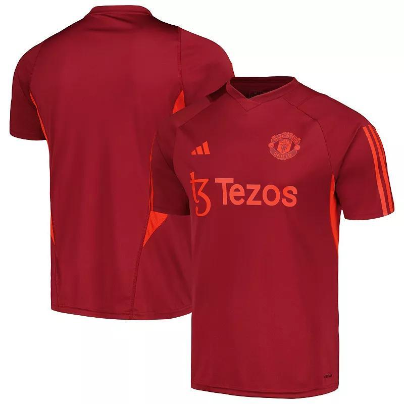 Mens adidas Burgundy Manchester United 2023/24 Training Jersey Product Image