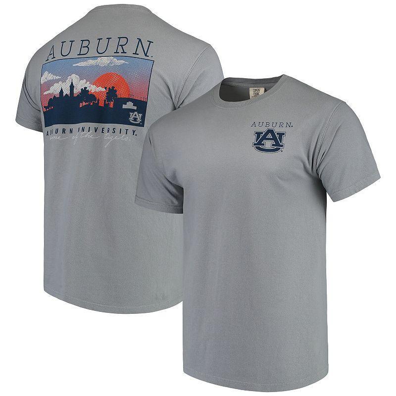 Mens Gray Auburn Tigers Comfort Colors Campus Scenery T-shirt Product Image