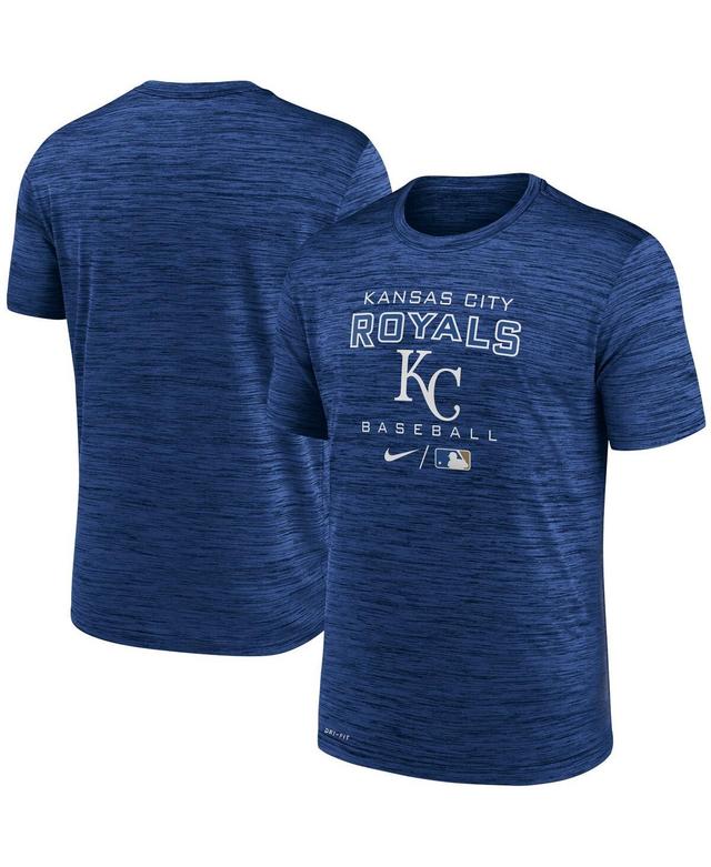 Mens Nike Royal Kansas City Royals Authentic Collection Velocity Practice Performance T-shirt Product Image