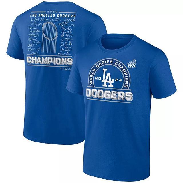 Mens Fanatics Royal Los Angeles Dodgers 2024 World Series Champions Signature Roster T-Shirt Product Image