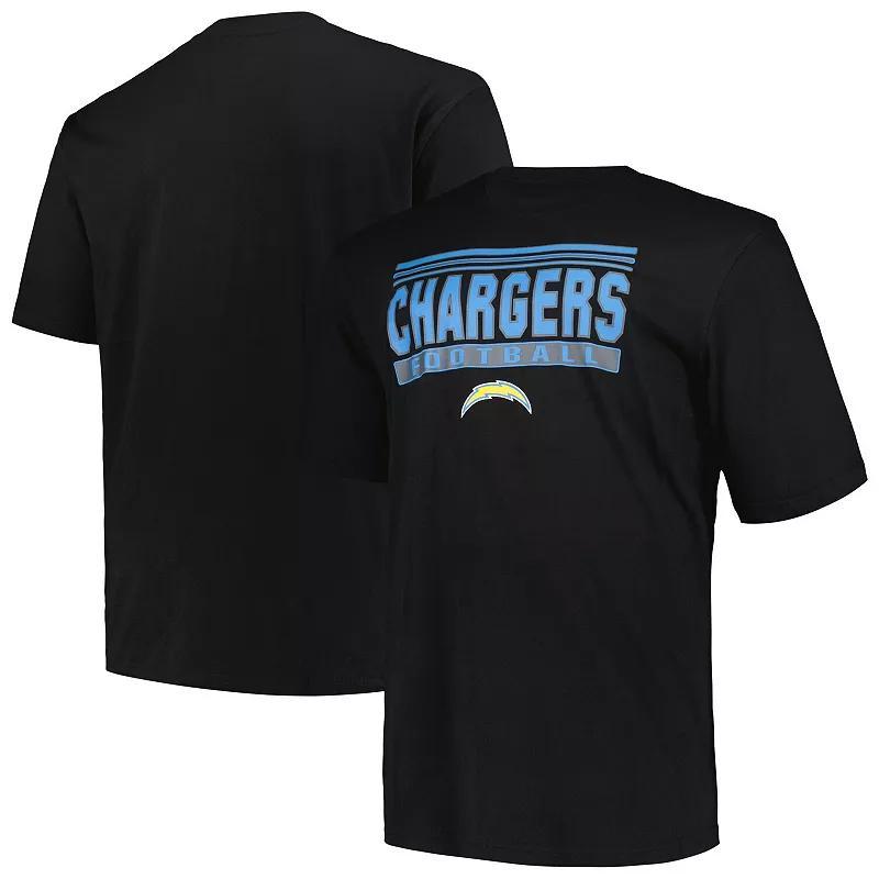 Mens Fanatics Branded Los Angeles Chargers Big & Tall Pop T-Shirt Product Image