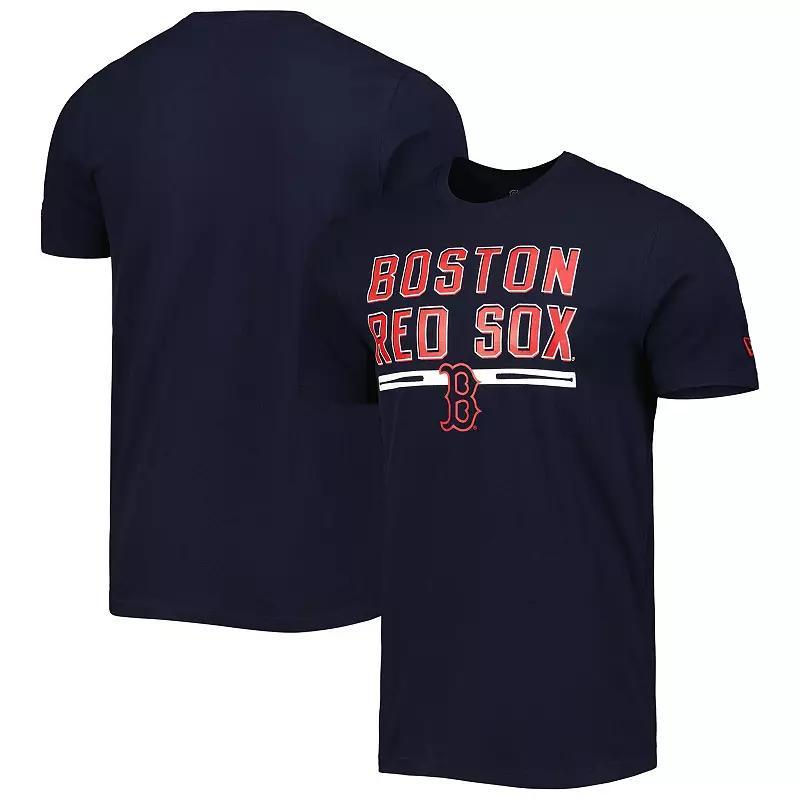 Mens New Era Boston Red Sox Batting Practice T-Shirt Blue Product Image