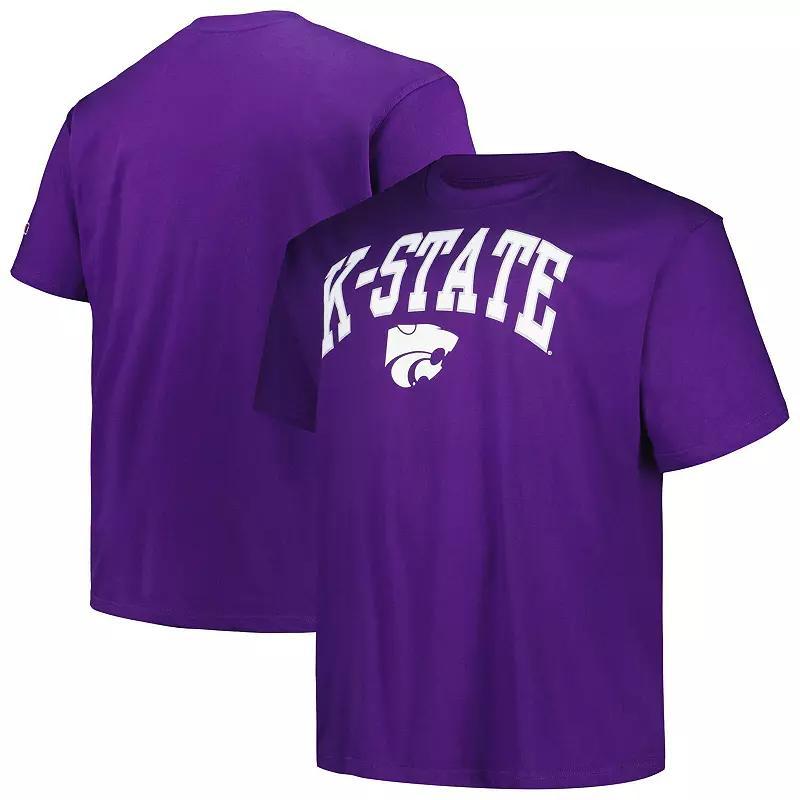 Mens Champion Kansas State Wildcats Big & Tall Arch Over Logo T-Shirt Product Image