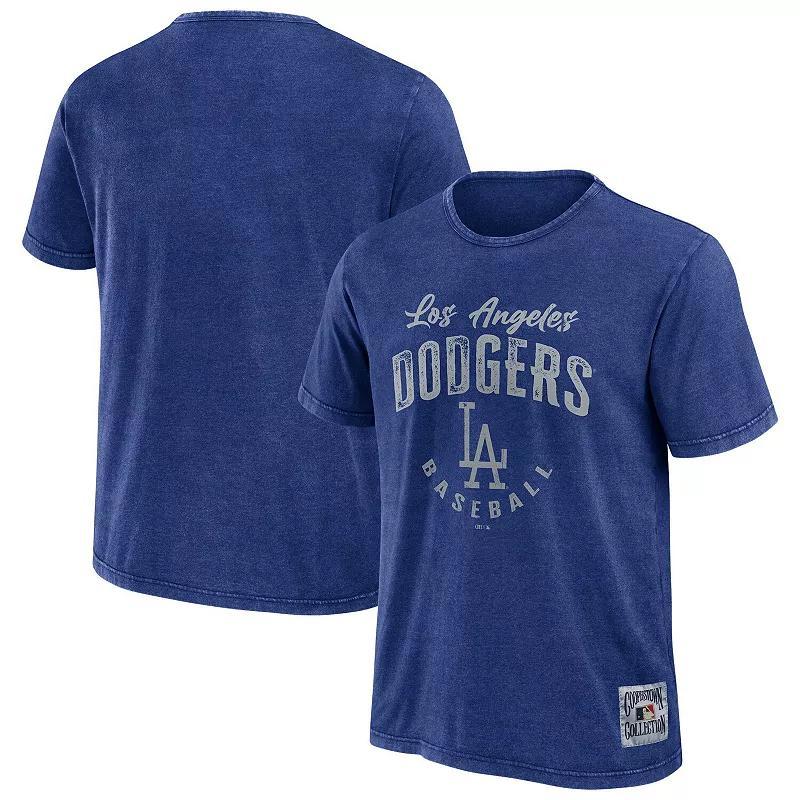 Mens Darius Rucker Collection by Fanatics Royal Los Angeles Dodgers Cooperstown Collection Washed T-Shirt Product Image