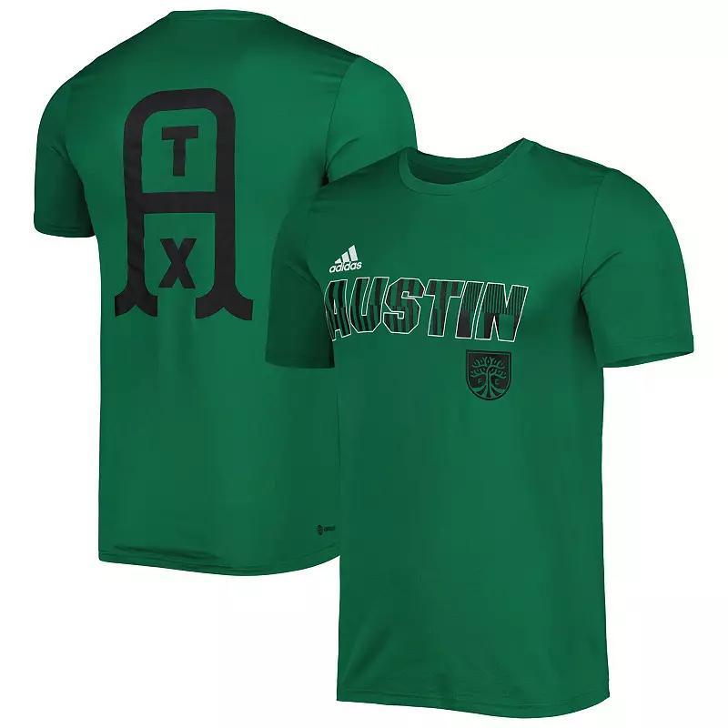 Mens adidas Green Austin Fc Team Jersey Hook T-shirt Product Image