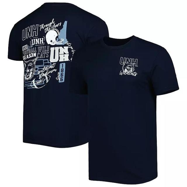 Mens Navy New Hampshire Wildcats Through the Years T-Shirt Unh Blue Product Image