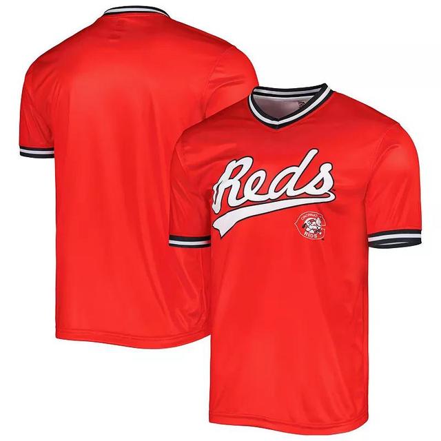 Mens Stitches Red Cincinnati Reds Cooperstown Collection Team Jersey - Red Product Image