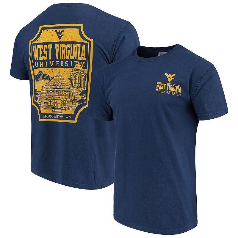 Mens West Virginia Mountaineers Comfort Colors Campus Icon T-Shirt Blue Product Image