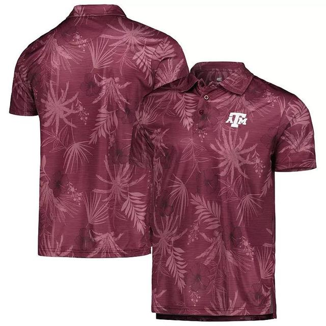 Mens Colosseum Maroon Texas A&M Aggies Palms Team Polo Product Image