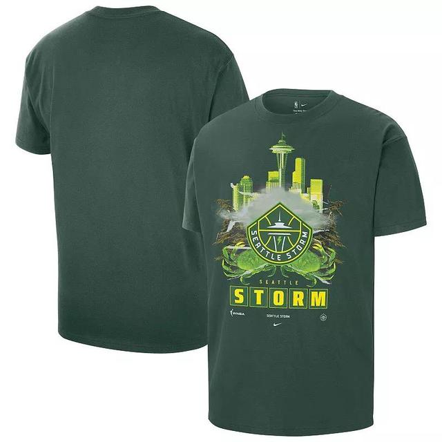 Mens Nike Green Seattle Storm Original Content City Edition Max90 Oversized T-Shirt Product Image