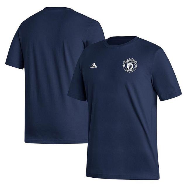 Mens adidas Manchester United Crest T-Shirt Product Image