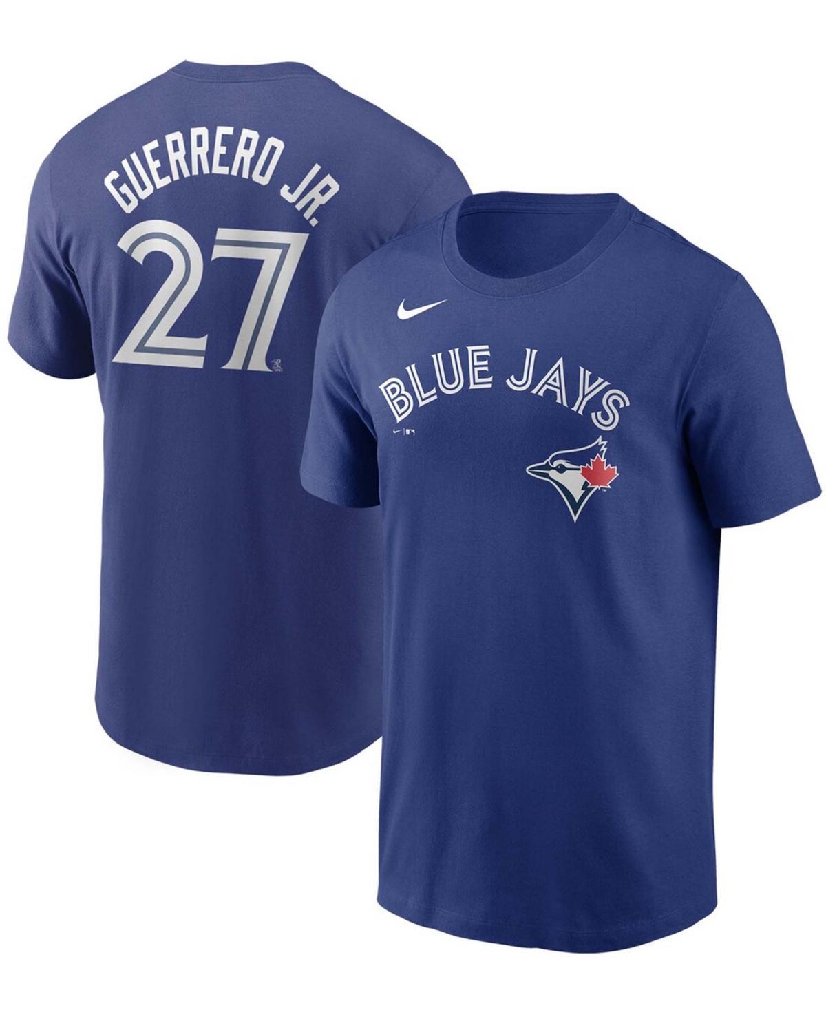 Mens Nike Vladimir Guerrero Jr. Royal Toronto Blue Jays Name & Number T-Shirt Product Image