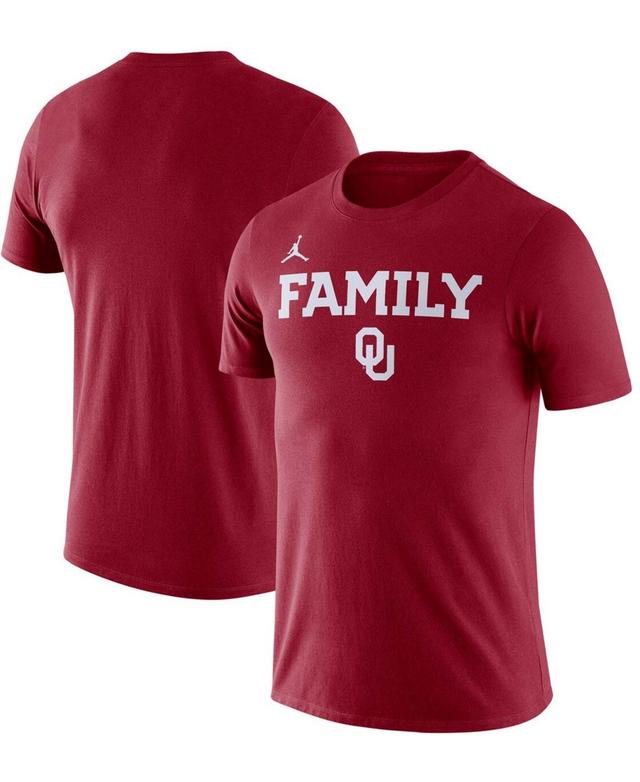 Mens Crimson Oklahoma Sooners Family T-shirt Product Image