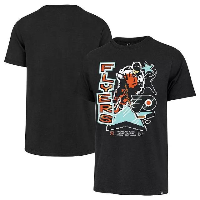 Mens 47 Black Philadelphia Flyers Lamp Lighter Franklin T-Shirt Product Image