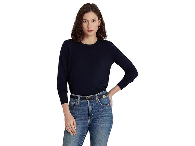 Lauren Ralph Lauren Womens Cotton-Blend Sweater Product Image