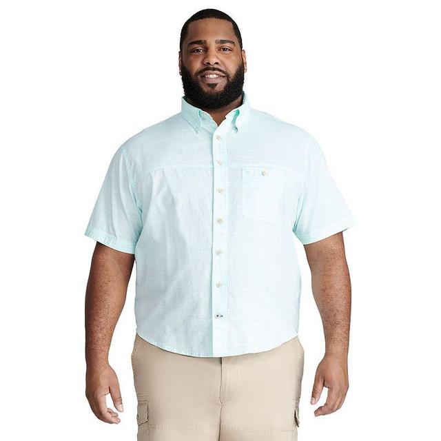 Big & Tall IZOD Saltwater Classic-Fit Chambray Button-Down Shirt, Mens Product Image