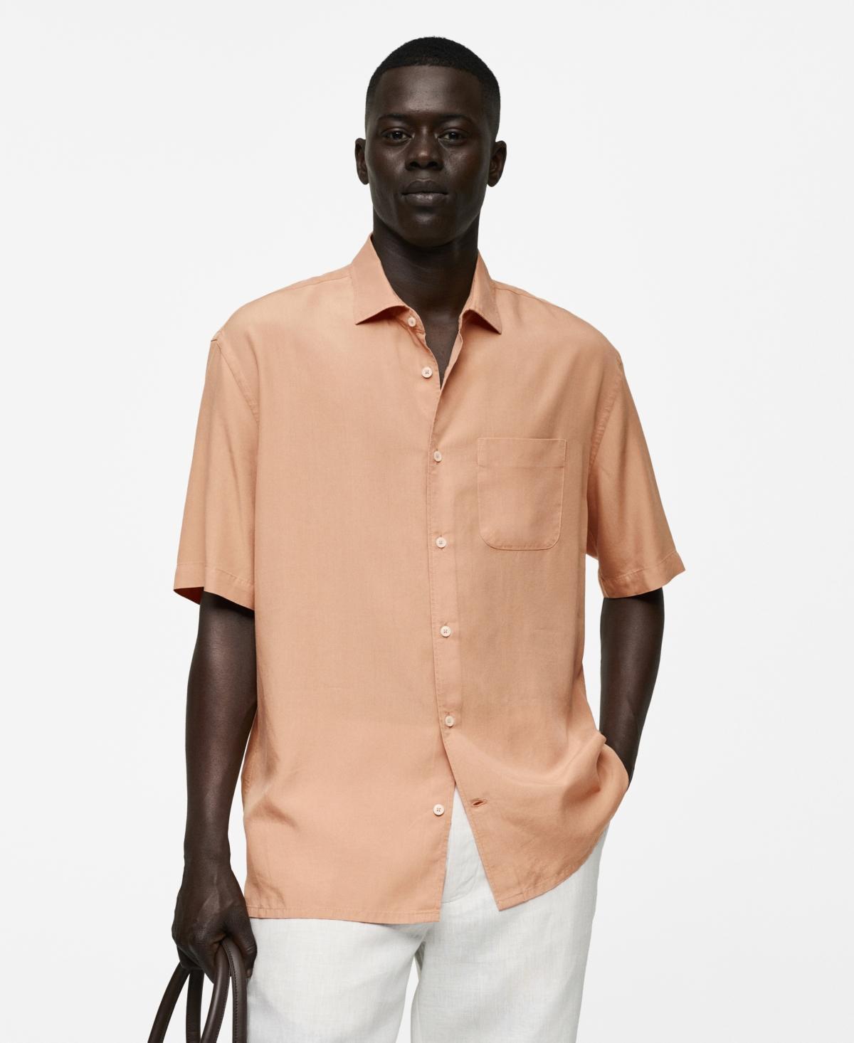 Mango Mens Relaxed-Fit Shirt Product Image