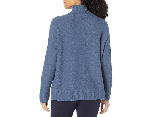 Eileen Fisher Turtleneck Box Top (Twilight) Women's Clothing Product Image