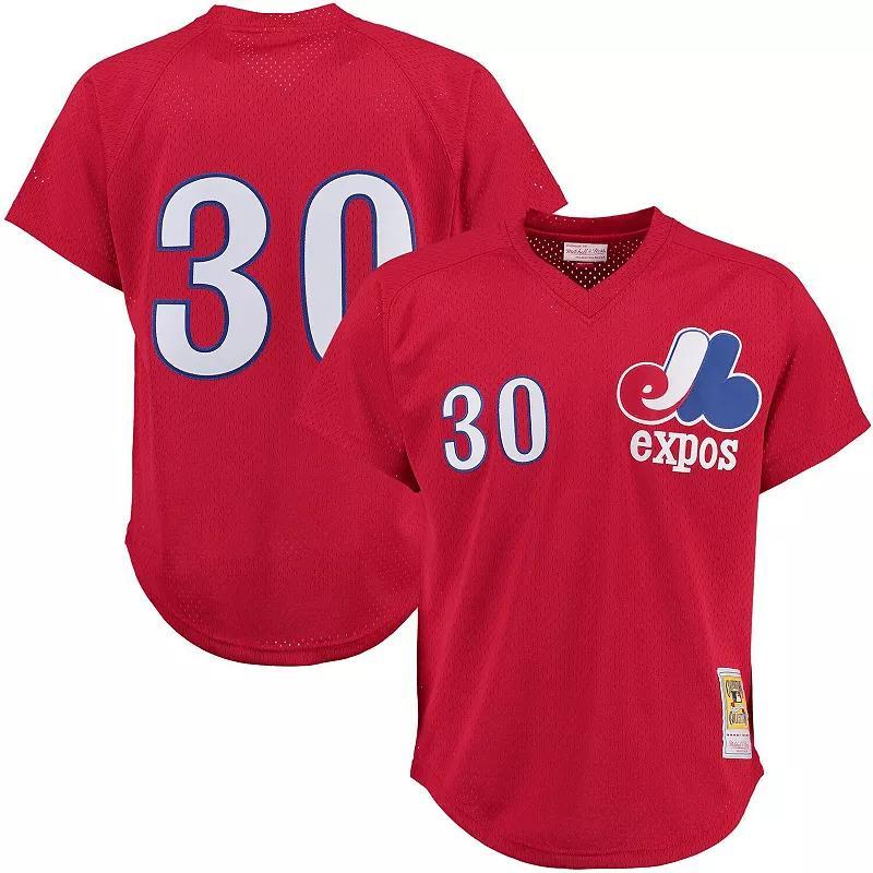 Tim Raines Montreal Expos Mitchell & Ness Batting Practice Jersey - Red, Mens Product Image