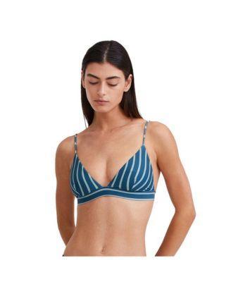 au naturel by Women's Textured Triangle bikini bra swim top Product Image