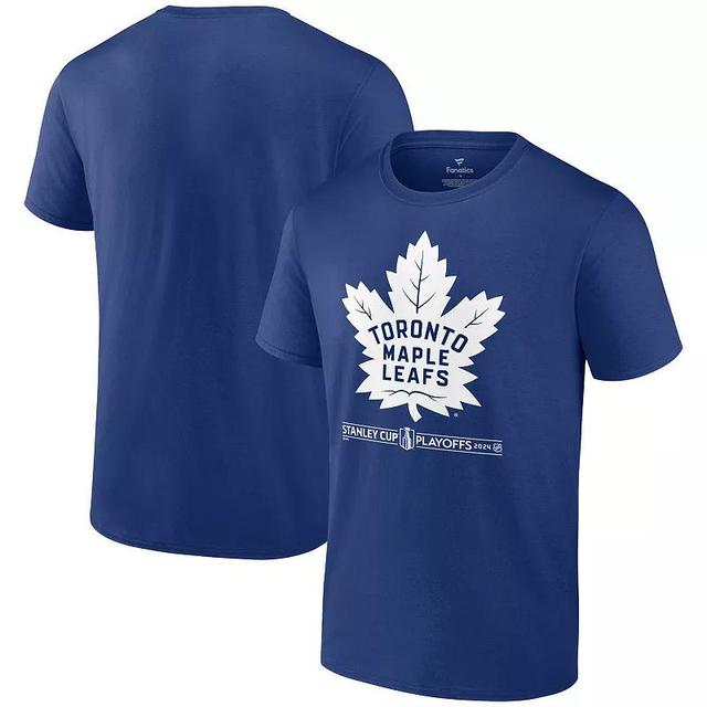 Mens Fanatics Branded Blue Toronto Maple Leafs 2024 Stanley Cup Playoffs Breakout T-Shirt Product Image