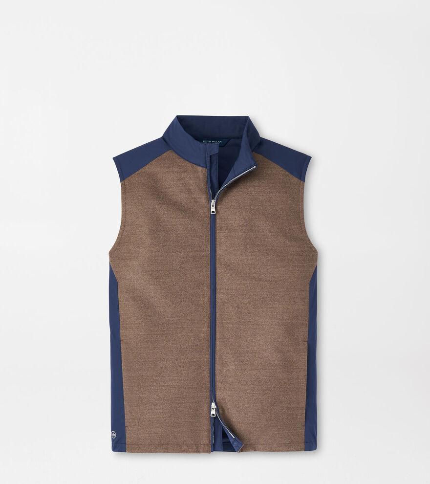 Peter Millar Mens Cambridge Wool Vest | Color: Rye | Size: XXL Product Image