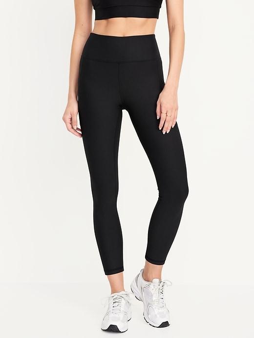 High-Waisted PowerSoft Ribbed Leggings product image