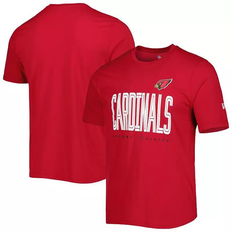 Mens New Era Cardinal Arizona Cardinals Combine Authentic Training Huddle Up T-Shirt Product Image