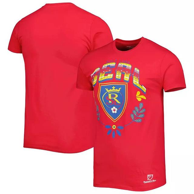 Mens Mitchell & Ness Red Real Salt Lake Serape T-Shirt Product Image