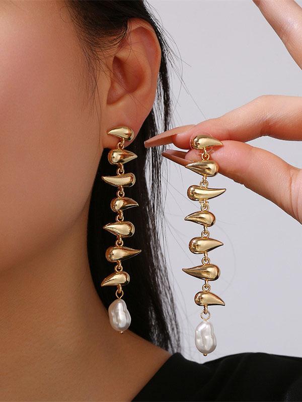 Geometric Drop Earrings Product Image