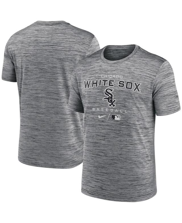 Men's Nike Anthracite Chicago White Sox Authentic Collection Velocity Practice Performance T-Shirt Product Image