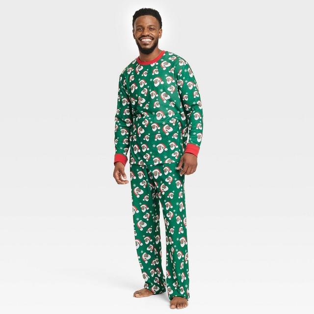 Greentop Gifts Mens Santa Print Matching Family Pajama Set M Product Image