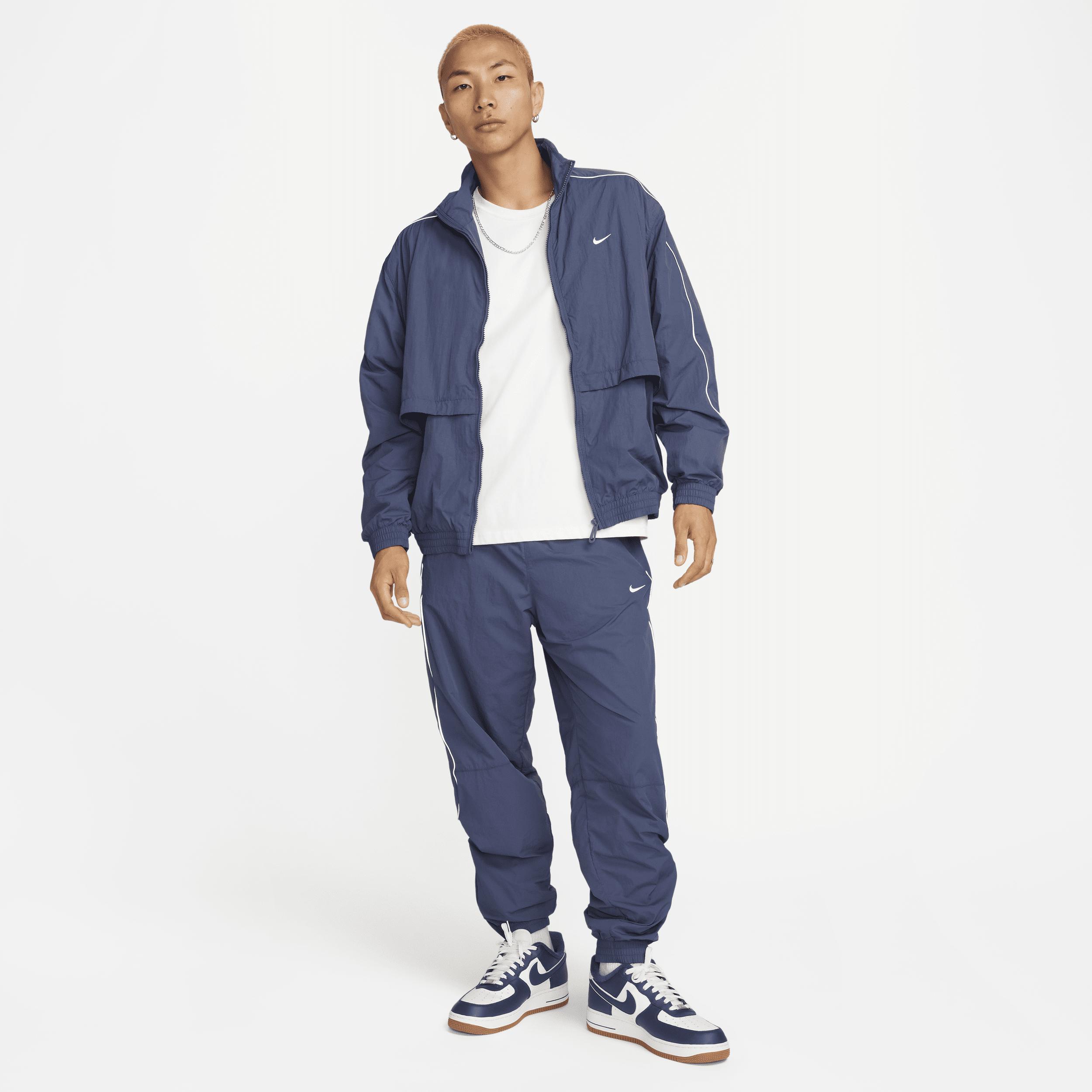 Men's Nike Sportswear Solo Swoosh Woven Track Jacket Product Image