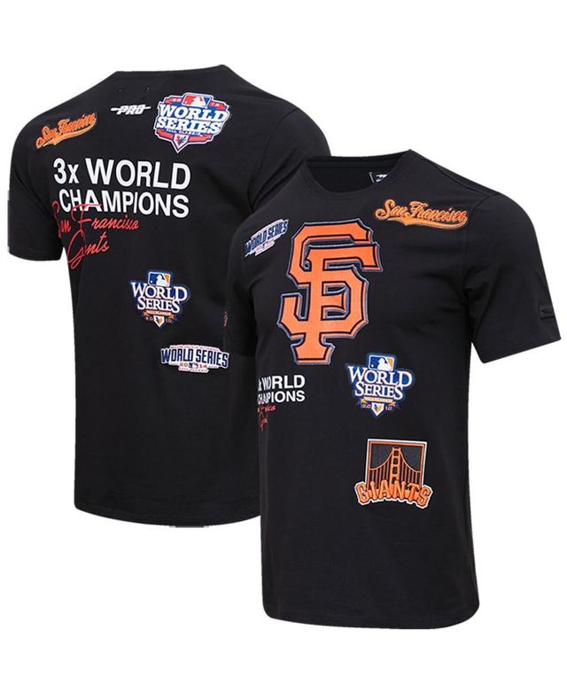 Mens Pro Standard Black San Francisco Giants Championship T-shirt Product Image