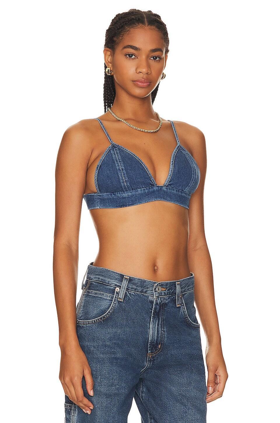 Denim Bralette AGOLDE Product Image