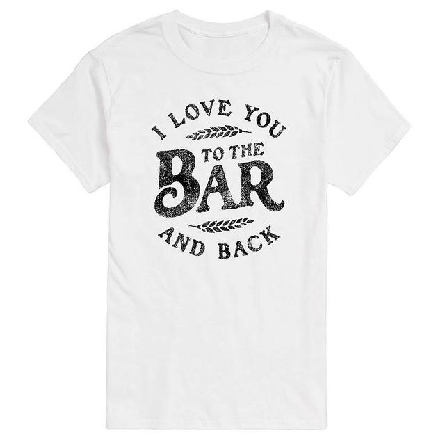 Big & Tall I Love You To The Bar and Back Graphic Tee, Mens Product Image