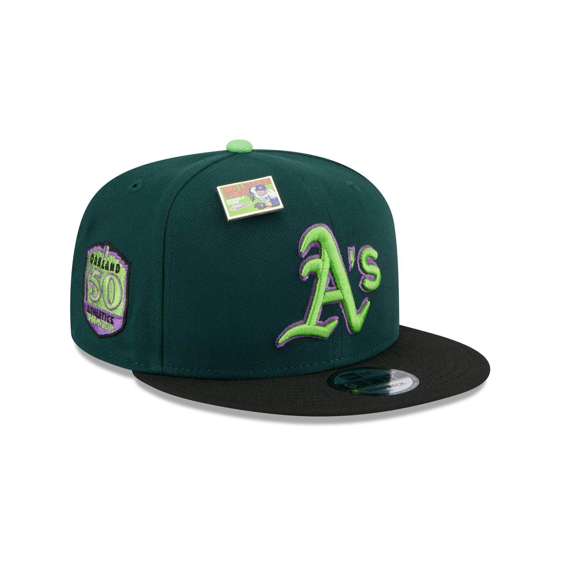 Big League Chew X Oakland Athletics Sour Apple 9FIFTY Snapback Hat Male Product Image