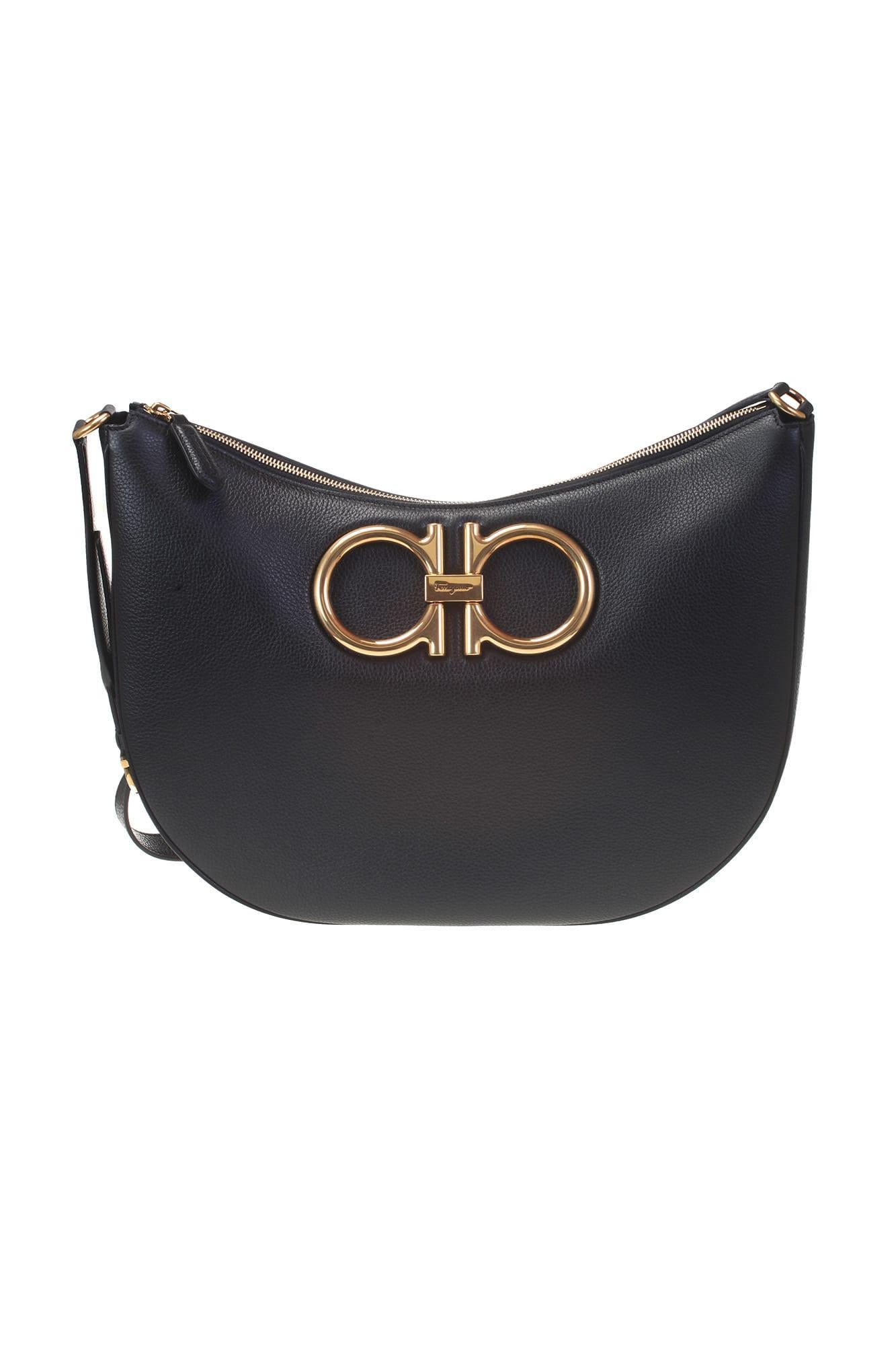 Maxi G Hobo Shoulder Bag In Black Product Image