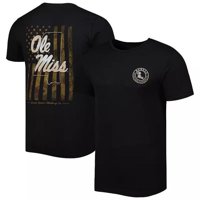 Mens Ole Miss Rebels Camo Flag 2-Hit T-Shirt Product Image