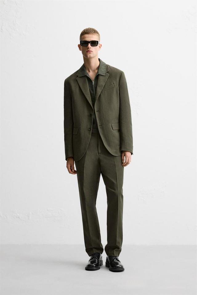 COTTON - LINEN SUIT PANTS Product Image