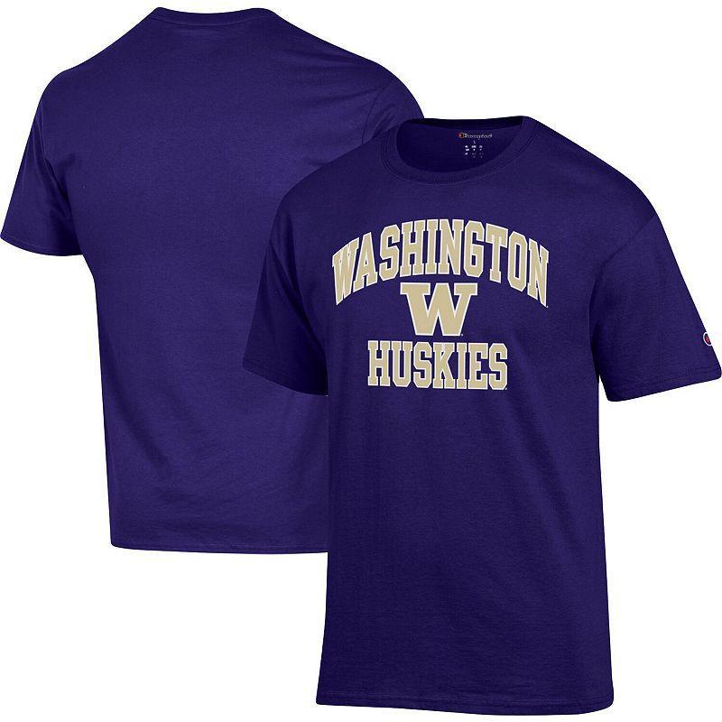 Mens Champion Purple Washington Huskies High Motor T-Shirt, Size: 2XL Product Image