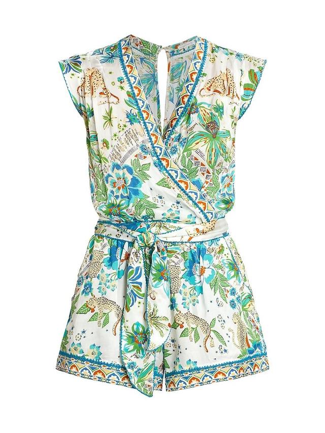 Womens Anaik Belted Romper Product Image