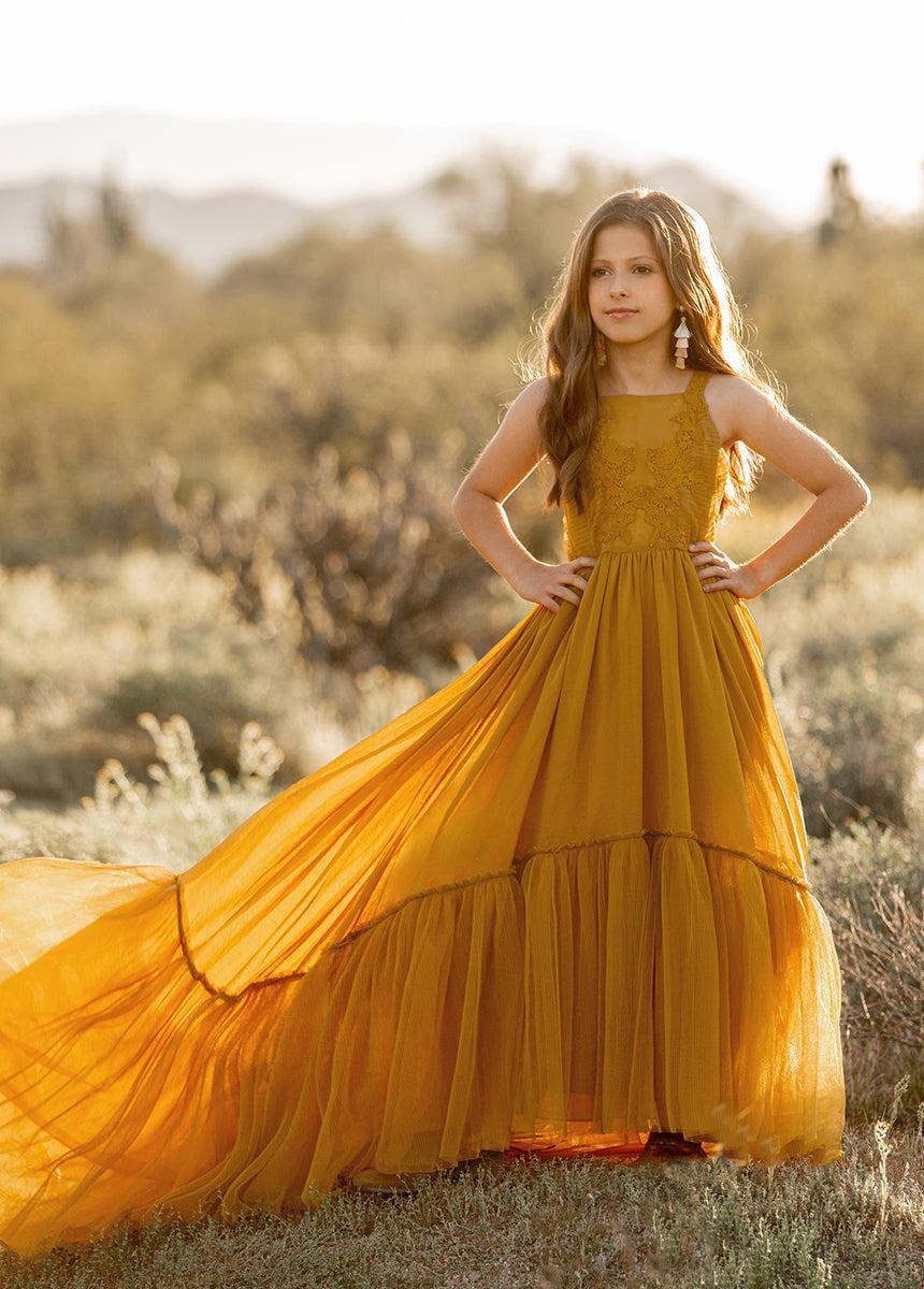 Maia Impact Dress in Tarnished Gold  product image